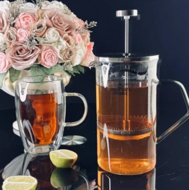 Френч-пресс 1000мл. в под.уп.(х12)Стекло 139-015 — Posudio