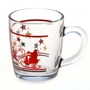 Набор кружек 2 шт 350 мл Pasabahce Christmas Collection 55531BD7 &mdash; Posudio