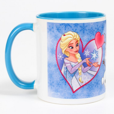 Кружка сублимация "Холодное сердце", Холодное сердце, 350 мл &mdash; Posudio