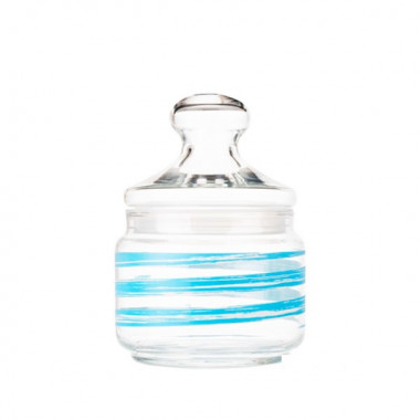 Банка для продуктов БРАШМАНИЯ ЛАЙТ БЛЮ 0,75л. с крышкой &mdash; Posudio