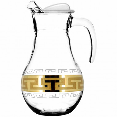 Кувшин для воды с рис &quot;Греческий Узор&quot; (Гусь Хрусталь) EAV03-3934 — Posudio
