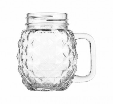 Кружка пивная Банка-ананас 450мл — Posudio