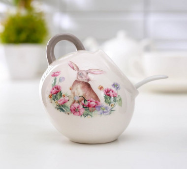 Сахарница с ложечкой &quot;ЗАЙКА&quot; 200мл. — Posudio