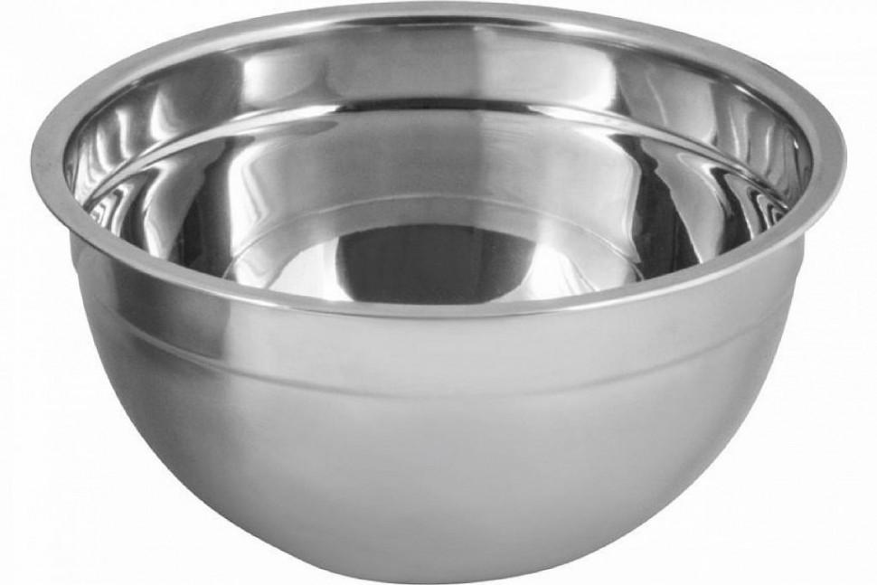 Миска Bowl-Ring-18, объем 1,5 л, из нерж стали, смешанная полировка, диа 18 см фото 1 — Posudio