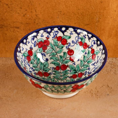 Коса Риштанская Керамика &quot;Гранаты&quot; 15 см, малая, микс — Posudio