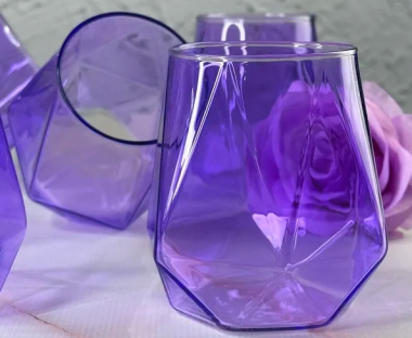 Набор из 6 кружек 350мл в под.уп.(х12)Стекло 160-267 — Posudio