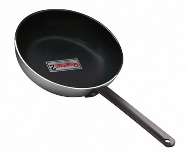 Сковорода 360/55 алюмин. тефлон. дно Luxstahl, кт1307 — Posudio