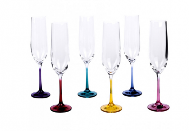 Бокал для шампанского 190мл (6шт) Виола D2222 &mdash; Posudio