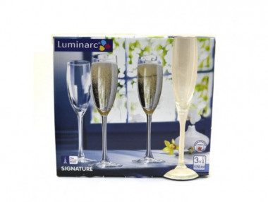 Набор фужеров для шампанского 170мл кор.24 Luminarc Signature J9756 — Posudio