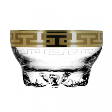 Набор салатник. 6шт с рис &quot;Греческий узор&quot; (Гусь Хрустальный) — Posudio