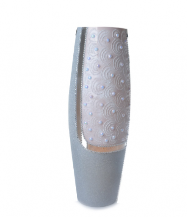 Ваза д/цветов "ЛОЛА" шамот. с декором &mdash; Posudio