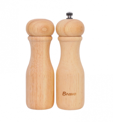 Набор Мельница д/перца и солонка 5*5*16см гевея Bravo 351 &mdash; Posudio