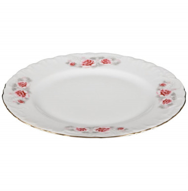 Тарелка десертная 21см Cmielow Rococo Роза 0031090 G577 &mdash; Posudio