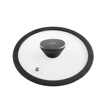 Крышка стекл. 24см. силик. обод.&quot;Hitt &quot; Cosmopolitan New York — Posudio