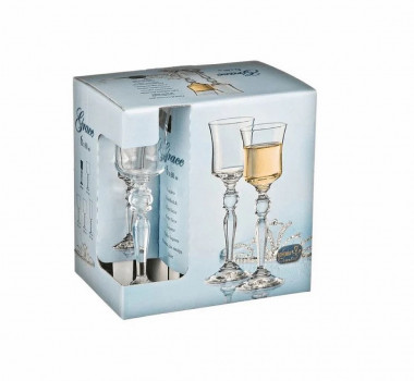 Рюмка для водки 60мл (6шт) Crystal Bohemia Grace 40792/20639/60 &mdash; Posudio
