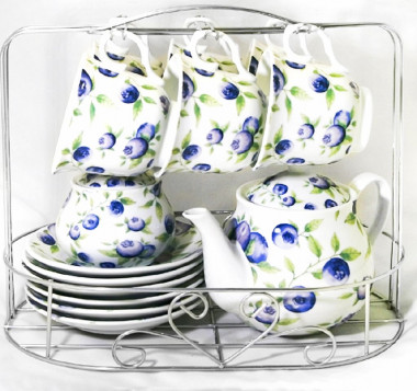 Набор чайный 14предметов МФК-профит Черника MFK07779 — Posudio