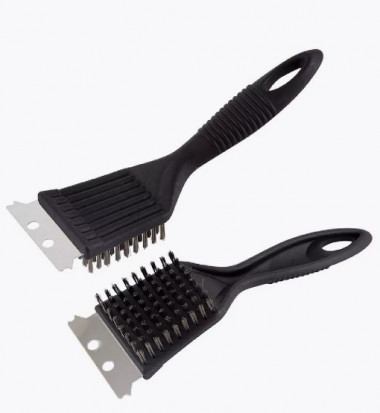 Абразивная щетка ZDV-4для очистки барбекю 20см. &mdash; Posudio