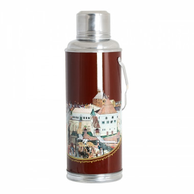 Термос 2л со стеклянной колбой в металлическом корпусе Peerless PE200 — Posudio