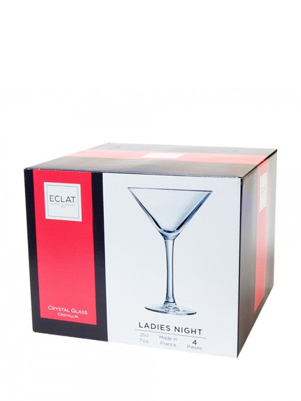 Набор фужеров для коктейля 210мл 4шт Eclat Cristal d'Arques Ladies Night L7641 фото 1 — Posudio