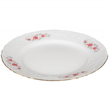 Тарелка мелкая 25см Cmielow Rococo Роза 0031190 G577 &mdash; Posudio