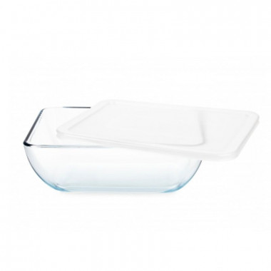 Блюдо для запекания и выпечки с крышкой DAILY 20*20*7см.квадратное — Posudio