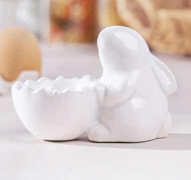 Подставка для яйца "Зайка" 11х6х8 см &mdash; Posudio