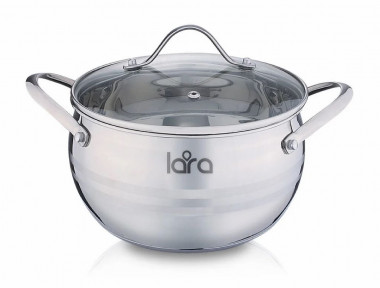 Кастрюля LARA (нерж.) APPLE  2,1л. LR02-31 — Posudio
