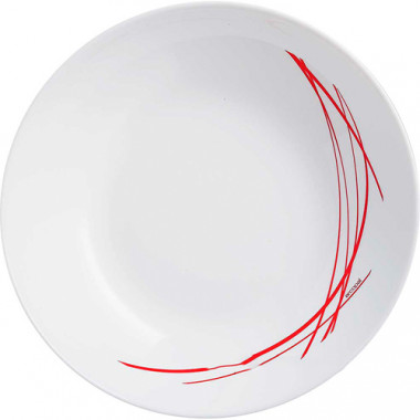 Тарелка суповая ДОМИТИЛЬ РЭД 20см &mdash; Posudio