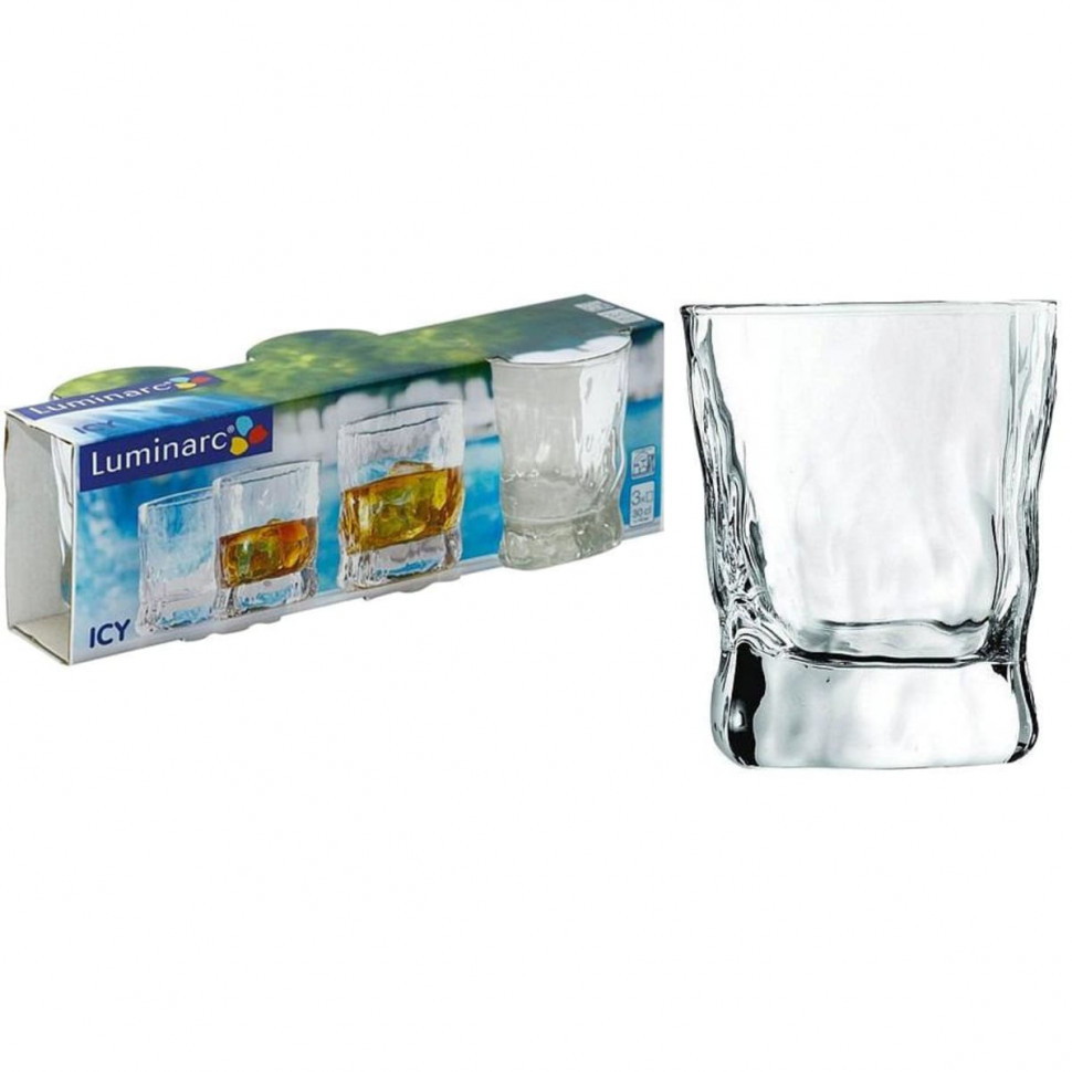 Набор стаканов 300мл 3шт Luminarc Icy G2766 фото 1 — Posudio