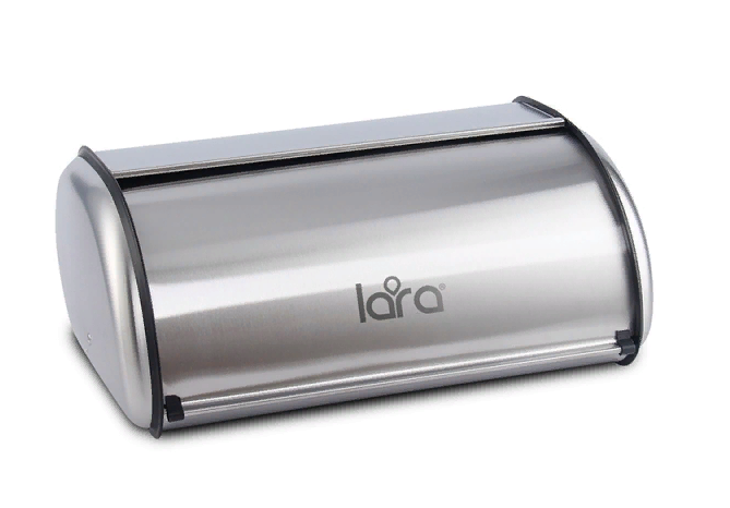 Хлебница нерж 12л  445х275х180мм Lara LR08-80 фото 1 — Posudio