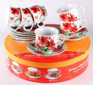 Набор чайный 220мл 12пред. (OLAFF) — Posudio