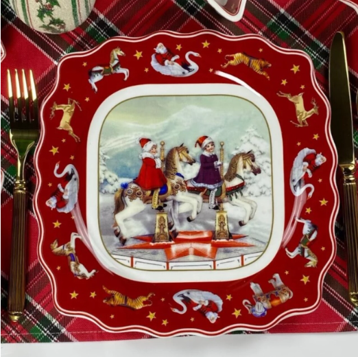 Набор из 6 тарелок из фарфора в под/упак 305-170 фото 1 — Posudio