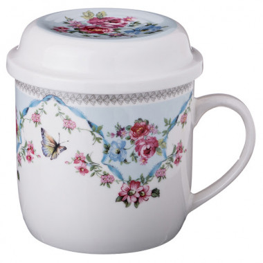 Кружка заварочная с метал. ситом 280мл Арти М — Posudio