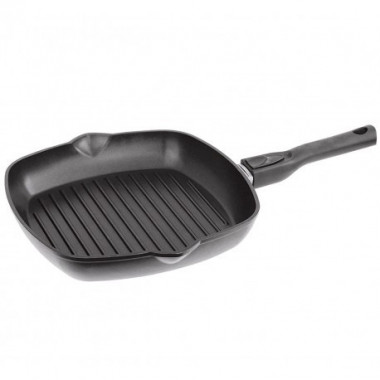 Скворода-гриль Классик (280 мм) со съемной ручкой, БИОЛ 2814П — Posudio