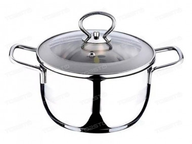 Кастрюля 1,6л нжс стекл. крышка, 8041КН/WB &mdash; Posudio