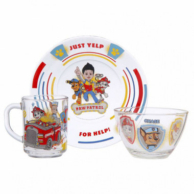 Набор посуды детский  "Щенячий патруль" &mdash; Posudio