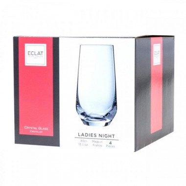Набор стаканов 400мл 4шт Eclat Cristal d'Arques Ladies Night L7642 &mdash; Posudio