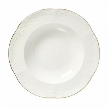 Тарелка глубокая 23см. фарфор "Aristocrat-Gold" Noble &mdash; Posudio
