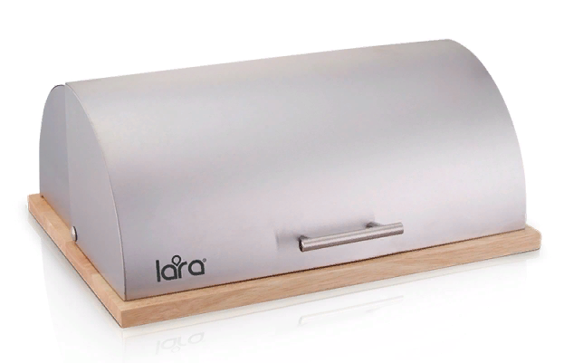 Хлебница нерж 10л 395х280х165мм Lara LR08-82 фото 1 — Posudio
