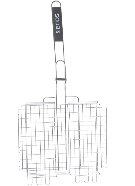 Решетка для барбекю ECOS RD-102C (глубокая, регул. глубина р-р 31*24*5см) фото 1 — Posudio