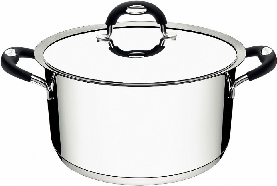 Кастрюля с крышкой 1,85л DUO SILICONE, 62484/160-TR фото 1 — Posudio