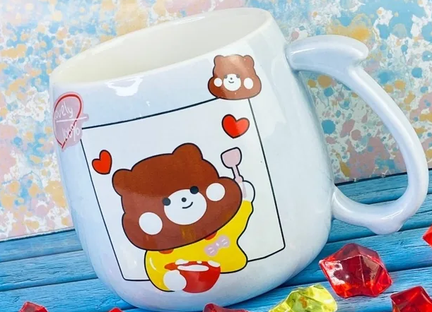 Кружка детская 450мл в под.уп. (х48)Фарфор 315-028 фото 1 — Posudio