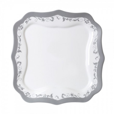 Десертная тарелка 20.5см Luminarc Authentic Silver  H8400 — Posudio