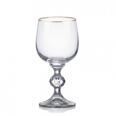Бокал для вина 190мл (6шт) Crystal Bohemia Claudia 40149/20787/190 — Posudio