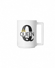 Кружка QUEEN&MRS RIGHT 380мл. фото 1 — Posudio