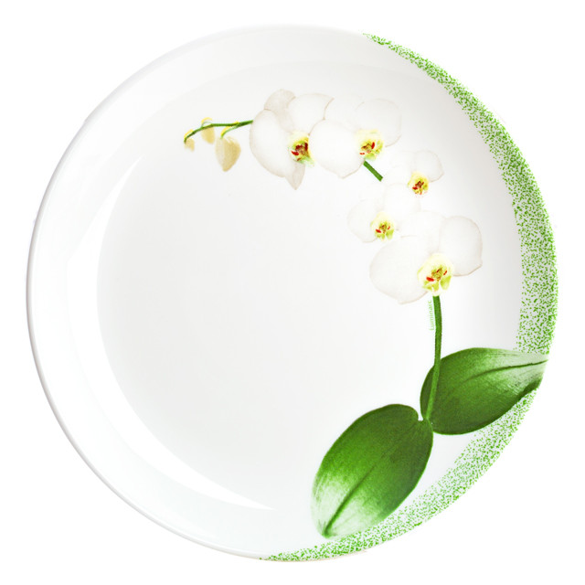 Десертная тарелка 19см Luminarc White Orchid J7494 фото 1 — Posudio