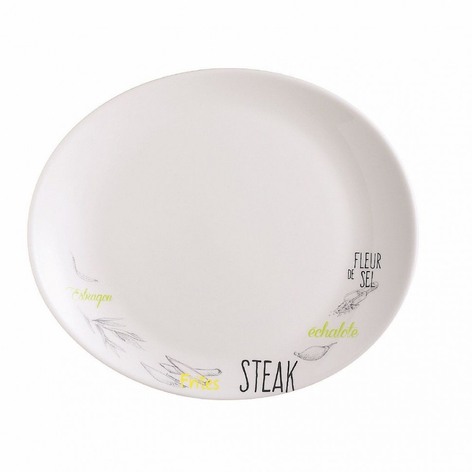 Тарелка для стейка 30см Luminarc Friends Time Bistro L2905 фото 1 — Posudio