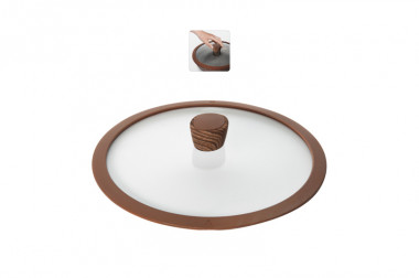 Крышка стекл. с силик. обод. 20см Nadoba Greta, NAD751315 — Posudio