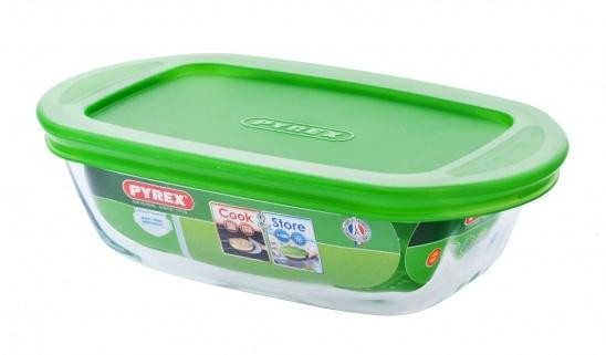 Блюдо прямоугольное с крышкой Cook&Store 23х15x1.1л. фото 1 — Posudio