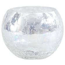 Шаровая ваза 4л. АТТИКУС-перламутр белый — Posudio